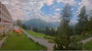 Archived webcam image showing Schatzalp Hotel on 1 Aug 2026 at 12:01