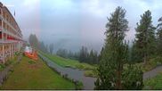 Archived webcam image showing Schatzalp Hotel on 18 Sep 2026 at 07:28