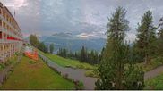 Archived webcam image showing Schatzalp Hotel on 18 Sep 2026 at 08:28
