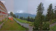 Archived webcam image showing Schatzalp Hotel on 18 Sep 2026 at 12:28