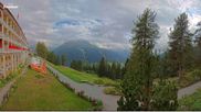 Archived webcam image showing Schatzalp Hotel on 18 Sep 2026 at 16:28