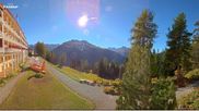 Archived webcam image showing Schatzalp Hotel on 17 Oct 2026 at 10:00
