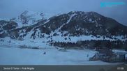 Archived webcam image showing Grandvalira Ski Resort: Pi de Migdia on 12 Apr 2026 at 07:48