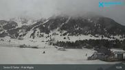 Archived webcam image showing Grandvalira Ski Resort: Pi de Migdia on 12 Apr 2026 at 13:48