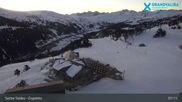 Archived webcam image showing Grandvalira: View Espiolets - Soldeu on 13 Mar 2026 at 07:55