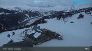 Archived webcam image showing Grandvalira: View Espiolets - Soldeu on 13 Mar 2026 at 21:55