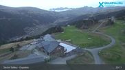 Archived webcam image showing Grandvalira: View Espiolets - Soldeu on 8 Sep 2026 at 21:40