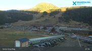 Archived webcam image showing Grandvalira: View Pic de Cubil - Grau Roig on 3 Aug 2026 at 07:28
