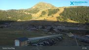 Archived webcam image showing Grandvalira: View Pic de Cubil - Grau Roig on 3 Aug 2026 at 08:28