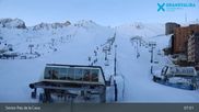 Archiviertes Webcam Bild: Grandvalira: Talstation Pas de la Casa am 26 Feb 2026 um 08:02 Uhr
