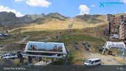 Archived webcam image showing Grandvalira: Base Station Pas de la Casa on 5 Aug 2026 at 11:49