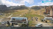 Archived webcam image showing Grandvalira: Base Station Pas de la Casa on 5 Aug 2026 at 13:49