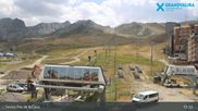 Archived webcam image showing Grandvalira: Base Station Pas de la Casa on 5 Aug 2026 at 15:49