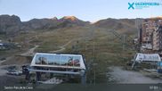 Archived webcam image showing Grandvalira: Base Station Pas de la Casa on 15 Sep 2026 at 08:34