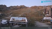 Archived webcam image showing Grandvalira: Base Station Pas de la Casa on 22 Sep 2026 at 07:52