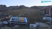 Archived webcam image showing Grandvalira: Base Station Pas de la Casa on 30 Oct 2026 at 17:10