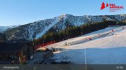 Archived webcam image showing Vallnord - Pal: View of La Massana Base Station on 7 Apr 2026 at 08:26