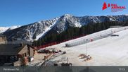 Archived webcam image showing Vallnord - Pal: View of La Massana Base Station on 7 Apr 2026 at 17:26