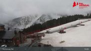 Archiviertes Webcam Bild: Vallnord - Pal: Sicht auf Talstation La Massana und Piste El Planell am 12.04.2026 um 13:55 Uhr