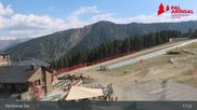 Archived webcam image showing Vallnord - Pal: View of La Massana Base Station on 5 Aug 2026 at 17:21