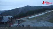 Archived webcam image showing Vallnord - Pal: View of La Massana Base Station on 4 Oct 2026 at 08:46