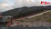 Archived webcam image showing Vallnord - Pal: View of La Massana Base Station on 4 Oct 2026 at 19:46
