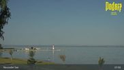 Archived webcam image showing Podersdorf Lake Neusiedler See on 26 Jun 2026 at 08:01