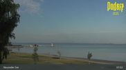 Archived webcam image showing Podersdorf Lake Neusiedler See on 10 Aug 2026 at 08:56