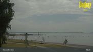 Archived webcam image showing Podersdorf Lake Neusiedler See on 10 Aug 2026 at 13:56