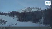 Archived webcam image showing Mid Station Rossbach-Schareck on 26 Feb 2026 at 07:32