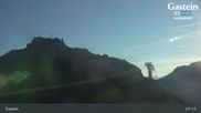 Archived webcam image showing Bad Hofgastein: View from Schlossalm on 21 Aug 2026 at 07:26
