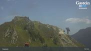 Archived webcam image showing Bad Hofgastein: View from Schlossalm on 28 Aug 2026 at 13:28