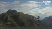 Archived webcam image showing Bad Hofgastein: View from Schlossalm on 31 Aug 2026 at 09:47