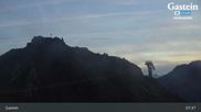 Archived webcam image showing Bad Hofgastein: View from Schlossalm on 15 Oct 2026 at 08:02