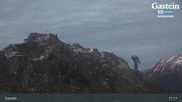 Archived webcam image showing Bad Hofgastein: View from Schlossalm on 27 Oct 2026 at 03:44