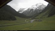 Archived webcam image showing Krimmler Tauernhaus Mountain Hut - Webcam South on 12 Jun 2026 at 08:42