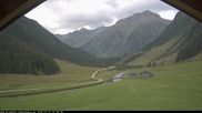 Archived webcam image showing Krimmler Tauernhaus Mountain Hut - Webcam South on 27 Jul 2026 at 08:46