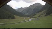Archived webcam image showing Krimmler Tauernhaus Mountain Hut - Webcam South on 27 Jul 2026 at 20:46