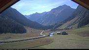 Archived webcam image showing Krimmler Tauernhaus Mountain Hut - Webcam South on 1 Oct 2026 at 12:24