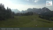Archived webcam image showing Russbach - Terrain Park on 1 Aug 2026 at 09:55