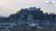 Archived webcam image showing Salzburg - Mirabell Palace on 28 Mar 2026 at 08:59