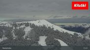 Archived webcam image showing Hanglalm Alp - Kitzbühel on 24 Oct 2026 at 11:37