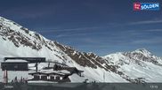 Archived webcam image showing Seekogel in Sölden on 26 Feb 2026 at 13:06