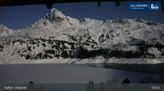 Archived webcam image showing Galtür - Lake Kopssee on 27 Feb 2026 at 03:21