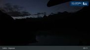Archived webcam image showing Galtür - Lake Kopssee on 26 Aug 2026 at 05:32