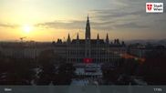 Archiviertes Webcam Bild: Wien - Burgtheater & Rathaus am 04.03.2026 um 17:40 Uhr