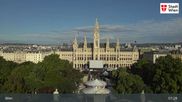 Archiviertes Webcam Bild: Wien - Burgtheater & Rathaus am 27.07.2026 um 07:46 Uhr