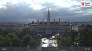 Archiviertes Webcam Bild: Wien - Burgtheater & Rathaus am 27.07.2026 um 17:46 Uhr