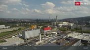 Archived webcam image showing Zürich - Gebäude des SF on 1 Aug 2026 at 15:35