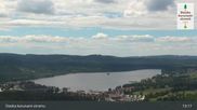 Archived webcam image showing Údolní nádrž Lipno on 12 Jul 2026 at 13:45